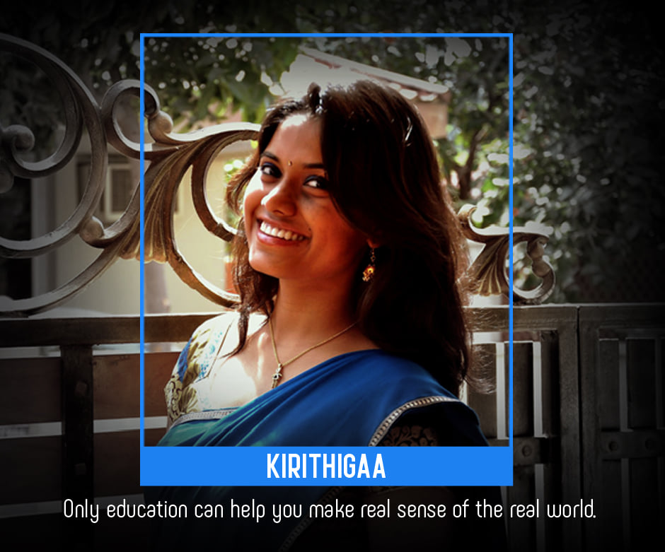 Inspired by the founding vision, Kirithigaa discovered her passion for education at SNU