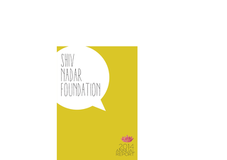 Shiv Nadar Foundation Annual Report 2014 USD