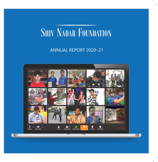 Shiv Nadar Foundation Annual Report 2020-2021